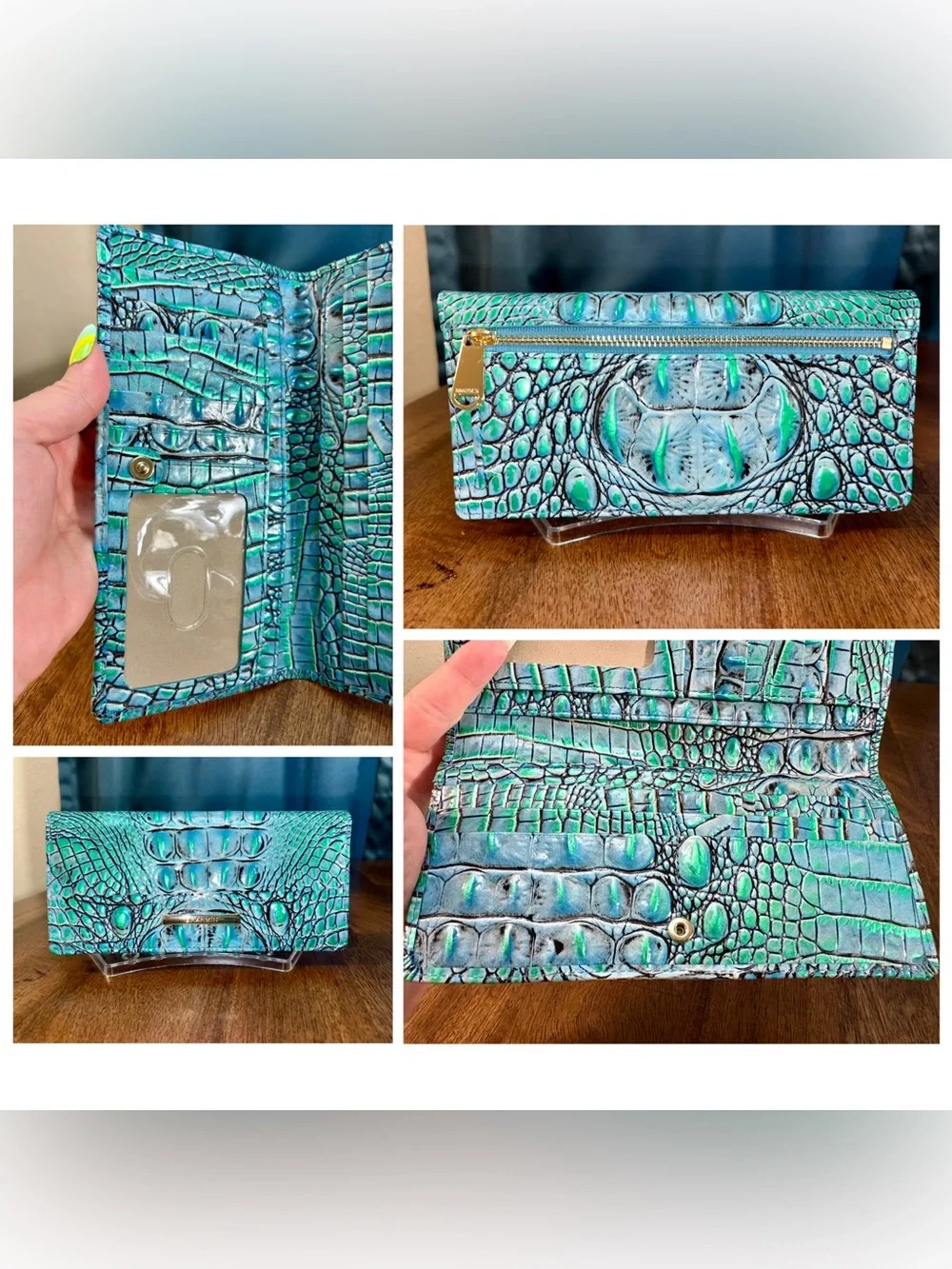 Brahmin EUC Ady - Multi Esplanade (solid) - Metallic - LIKE NEW - Back Eye - Picture 5 of 15
